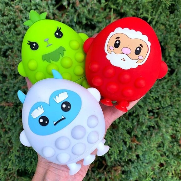 OMG! Pop‎ It Rockers Christmas Edition - The Grump Fidget Toy - Picture 3 of 5